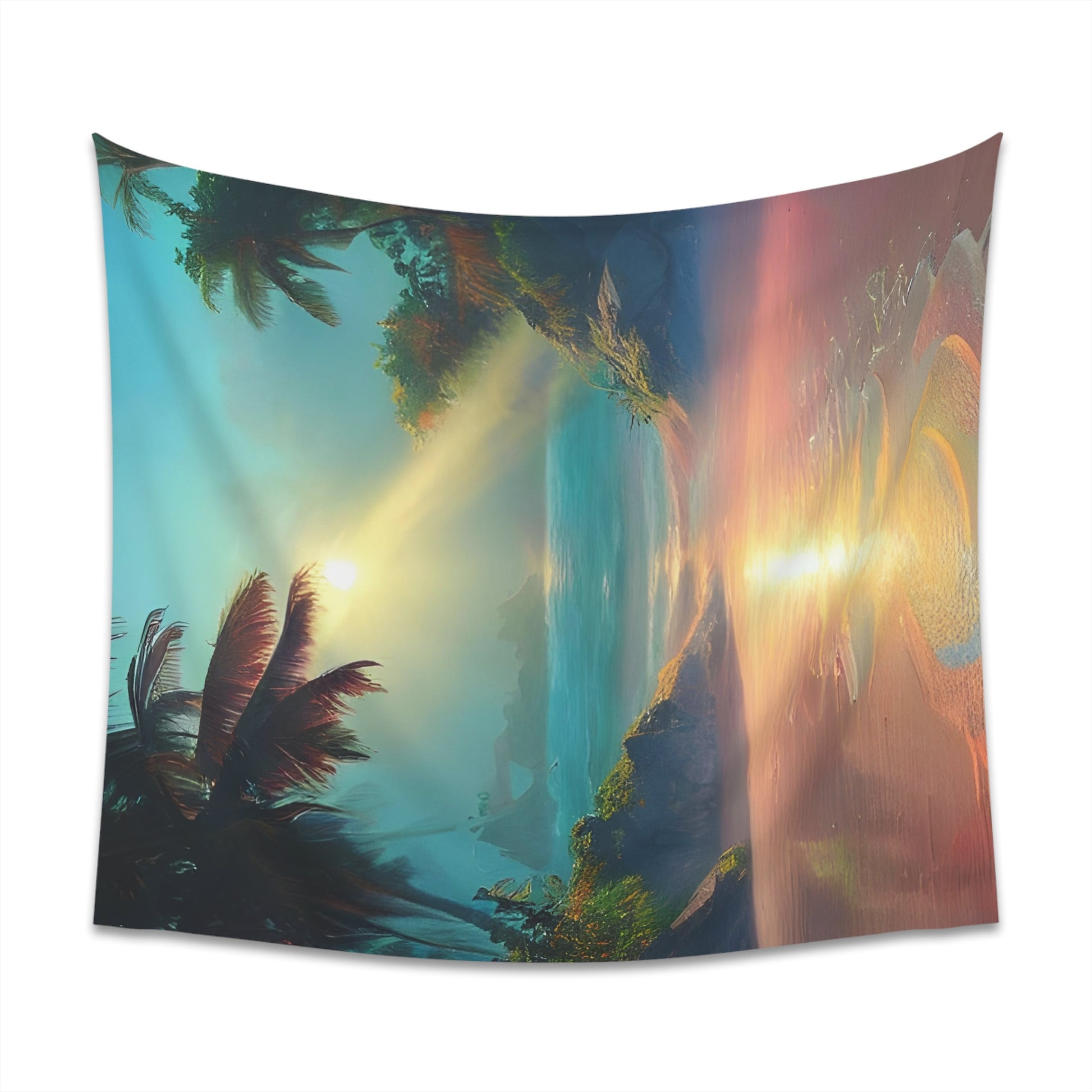 Sunrise Beach Printed Wall Tapestry-ThePottersStones