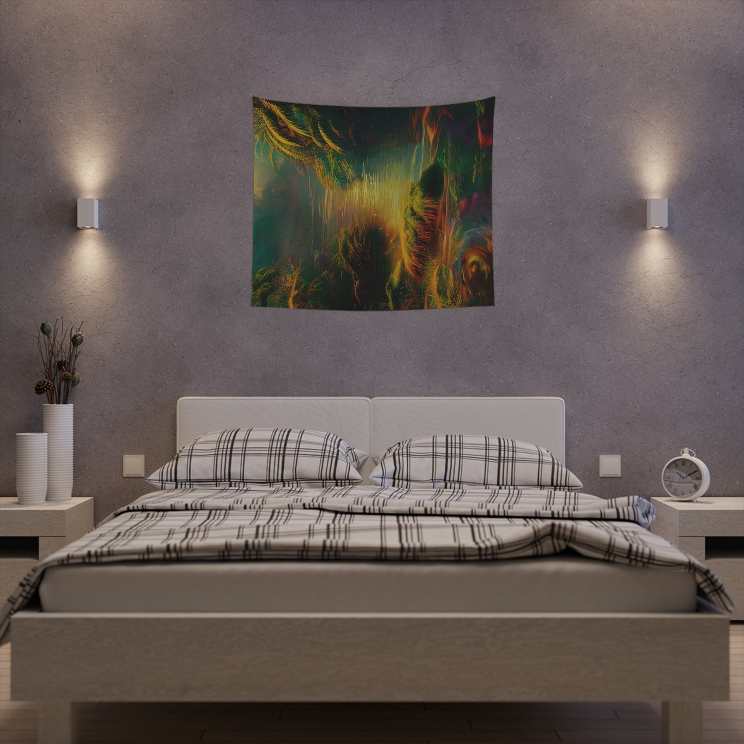 Peaceful River Printed Wall Tapestry-ThePottersStones