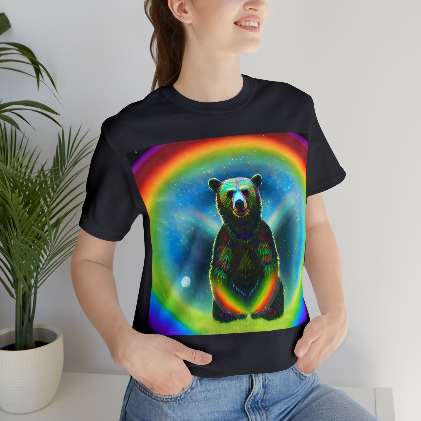 Moon Bear Unisex Jersey Short Sleeve Tee-ThePottersStones