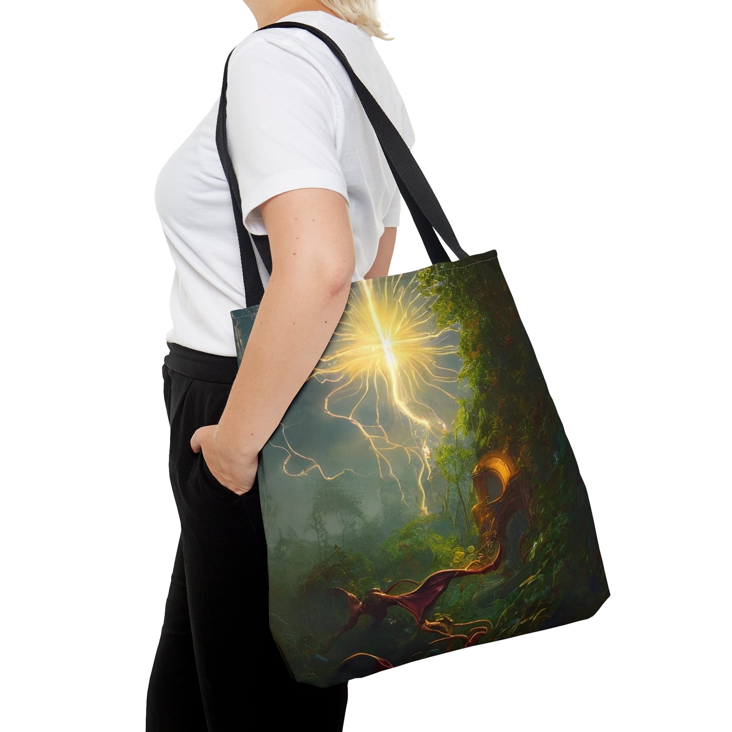 Ace of Wands Tote Bag (AOP)-ThePottersStones