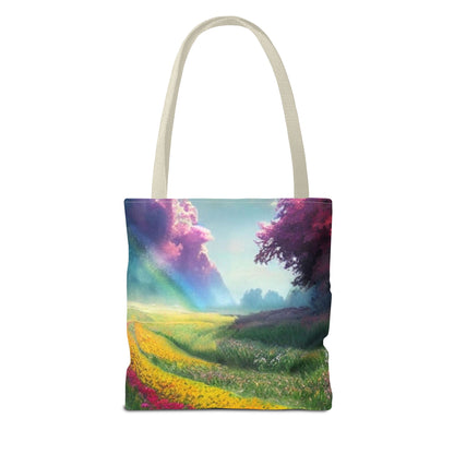 Sky Flower Field Tote Bag (AOP)