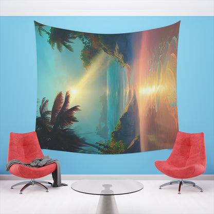 Sunrise Beach Printed Wall Tapestry-ThePottersStones