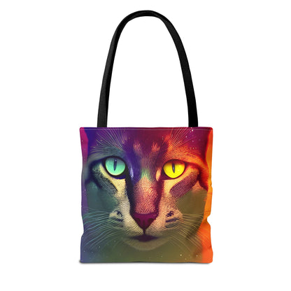 Bright Eyes Good Kitty Tote Bag (AOP)