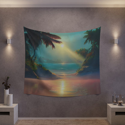 Sunrise Beach Printed Wall Tapestry-ThePottersStones