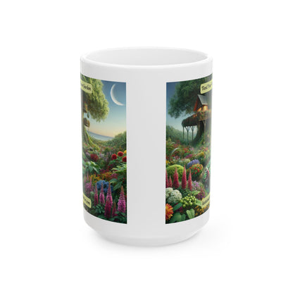 Inner Garden Ceramic Mug, (11oz, 15oz)
