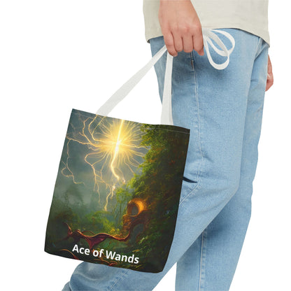 Ace of Wands Tote Bag (AOP)