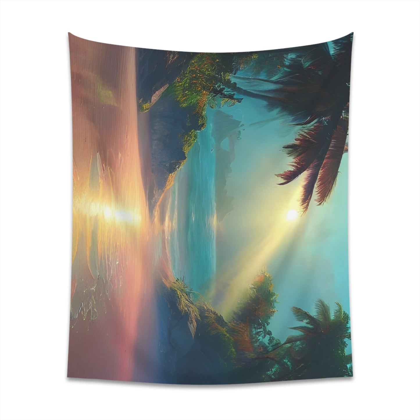 Sunrise Beach Printed Wall Tapestry-ThePottersStones