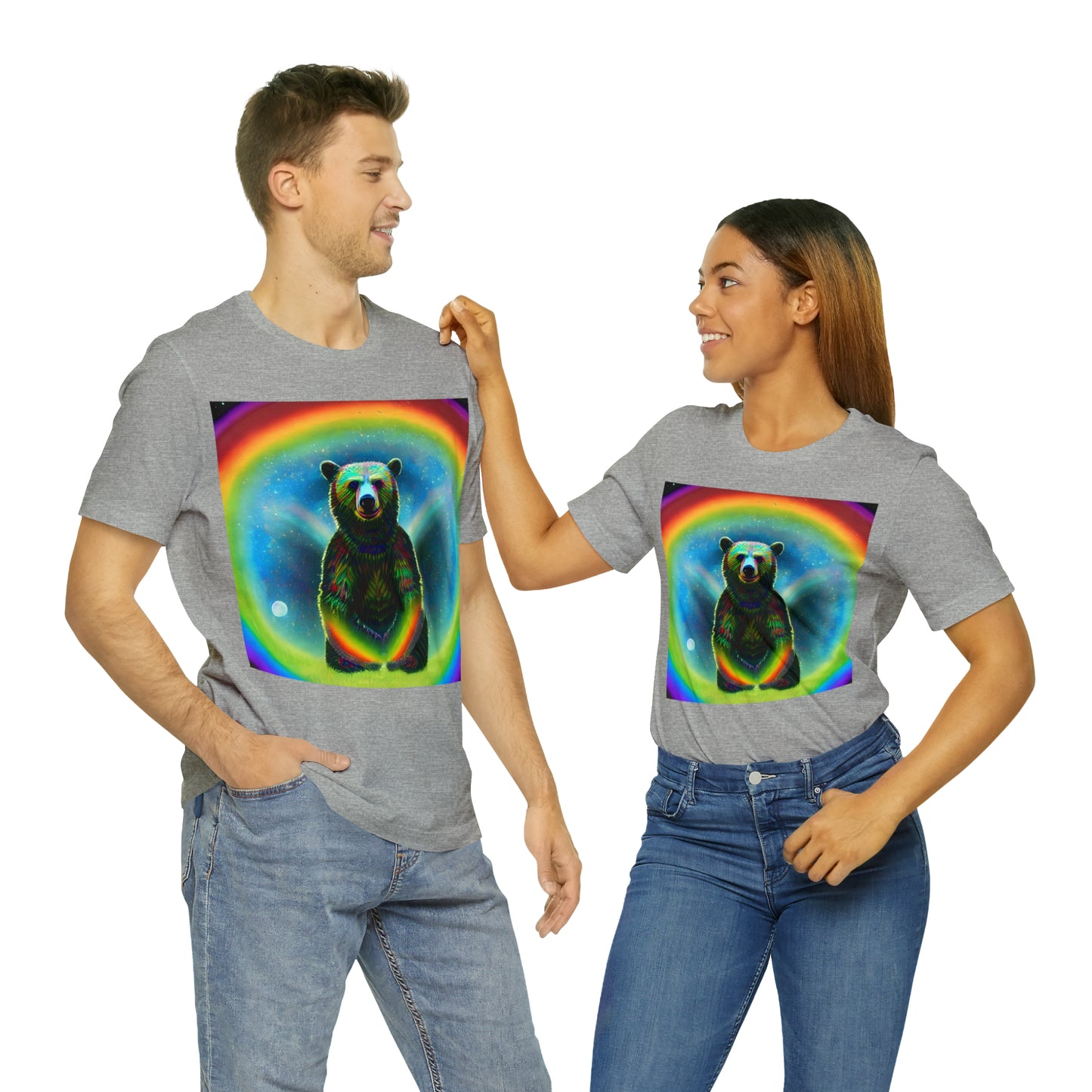 Moon Bear Unisex Jersey Short Sleeve Tee-ThePottersStones