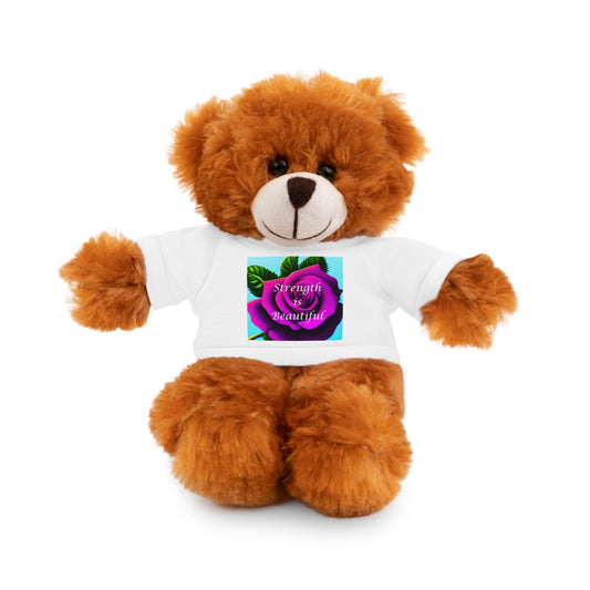 Stuffed Animals with "Strength is Beautiful" Tee