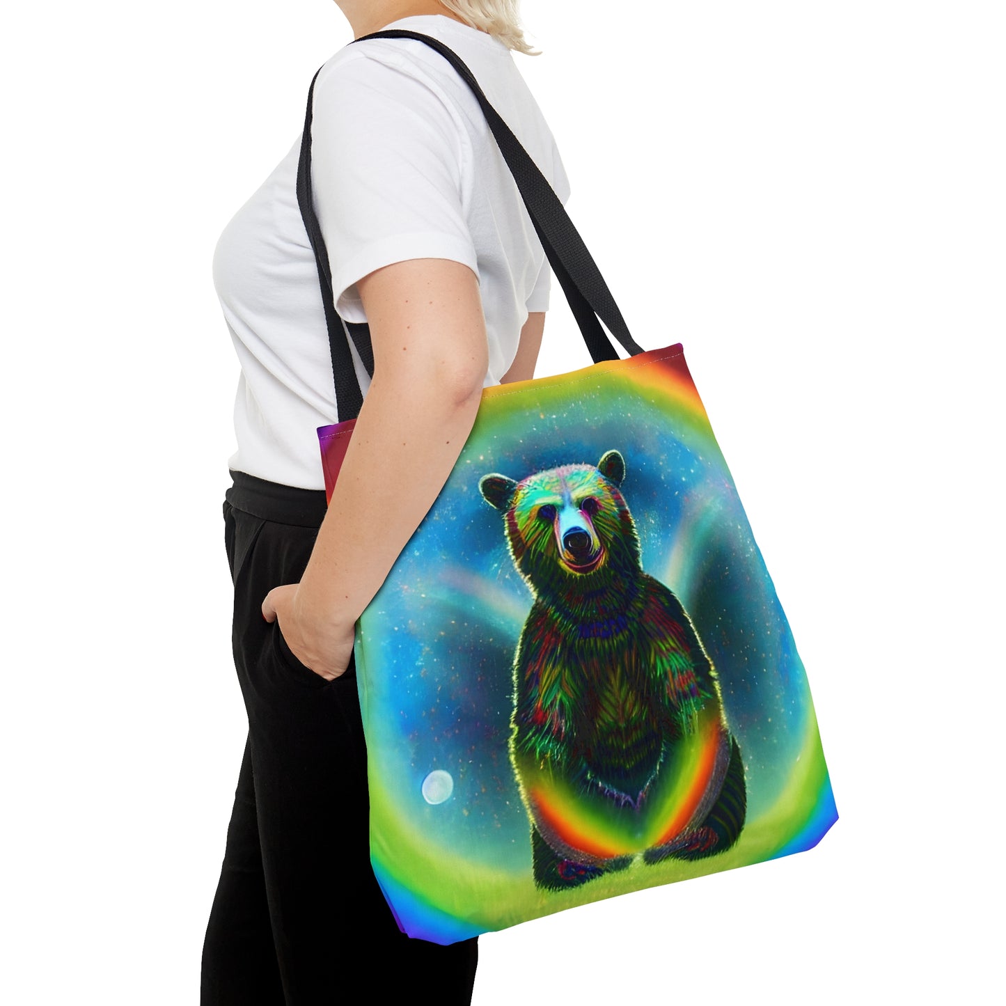 Moon Bear Tote Bag (AOP)-ThePottersStones