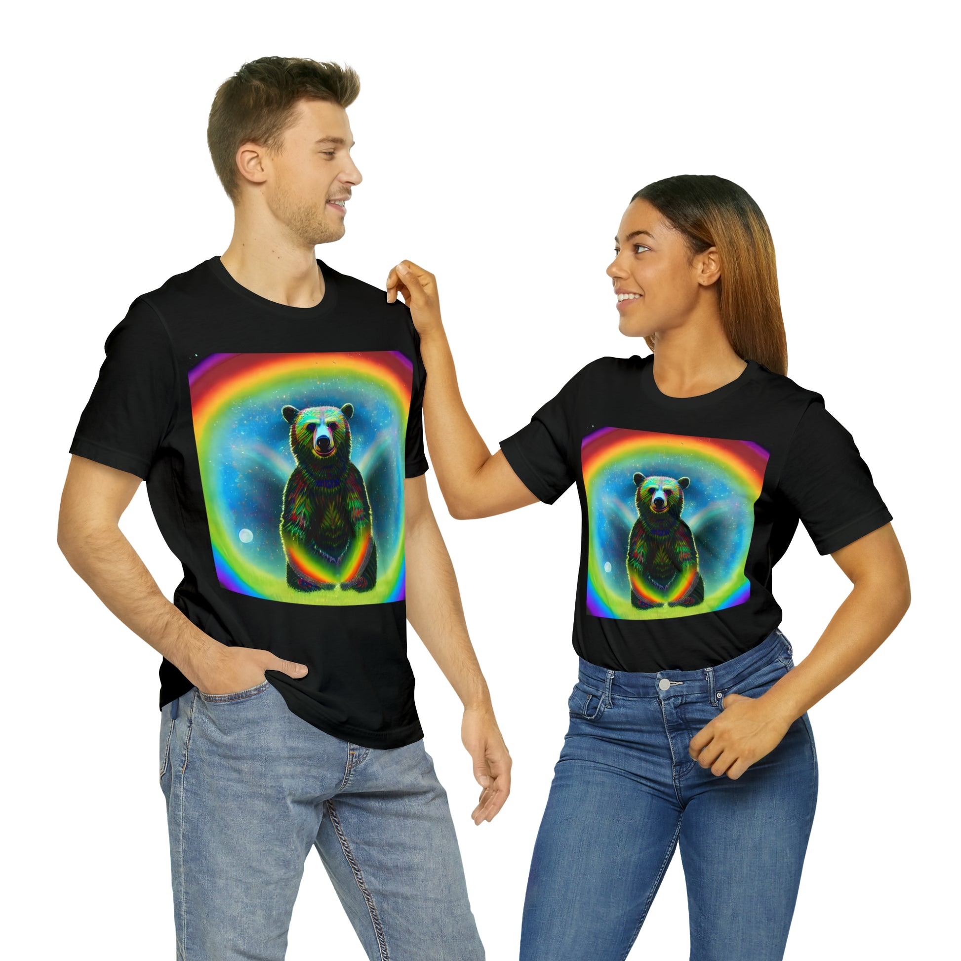 Moon Bear Unisex Jersey Short Sleeve Tee-ThePottersStones