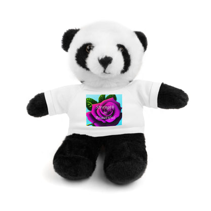 Stuffed Animals with "Strength is Beautiful" Tee