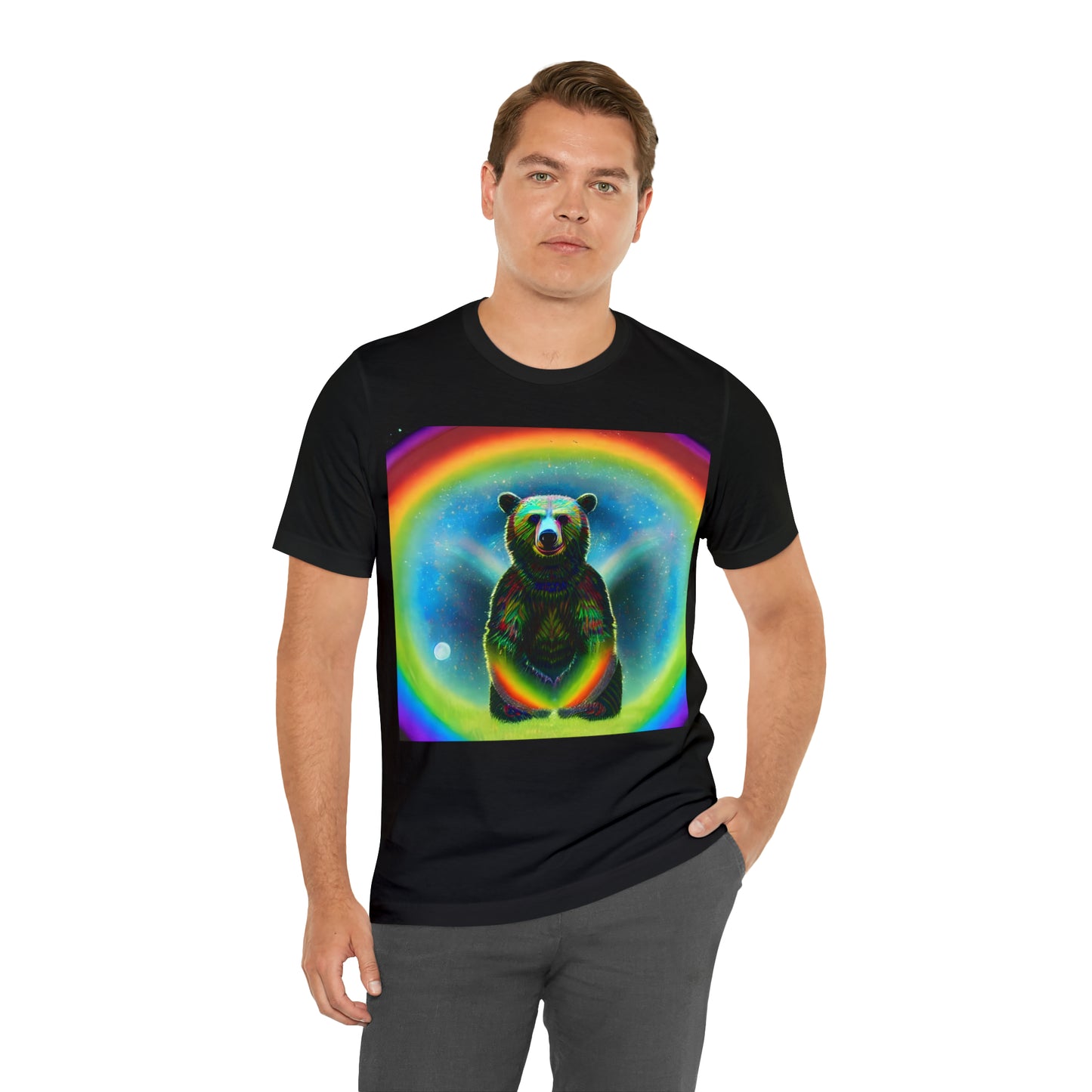 Moon Bear Unisex Jersey Short Sleeve Tee-ThePottersStones