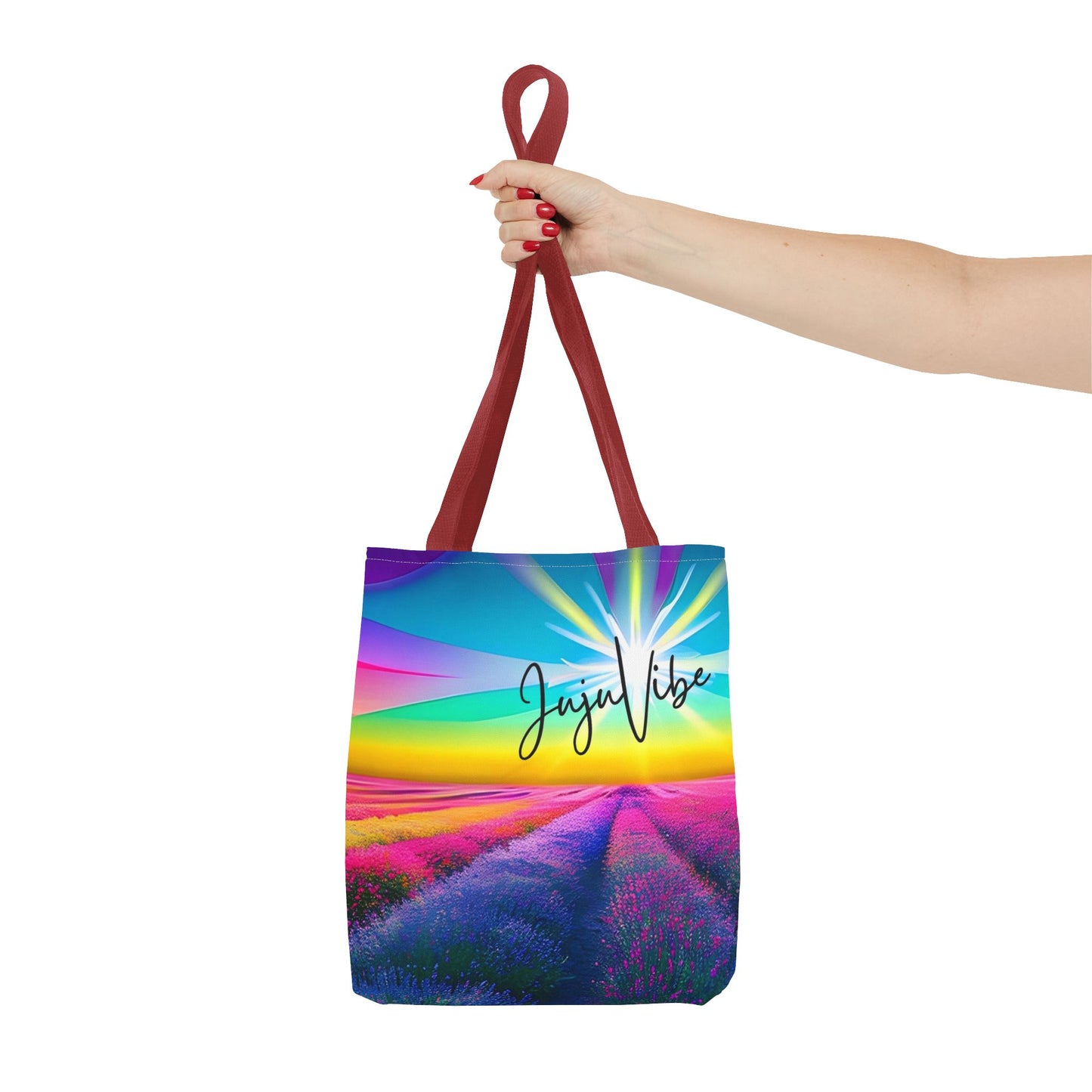 JujuVibe Flower Fields Tote Bag (AOP)