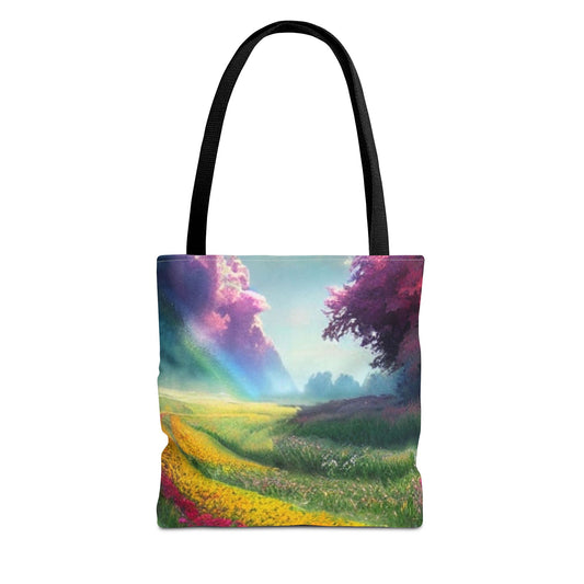Sky Flower Field Tote Bag (AOP)
