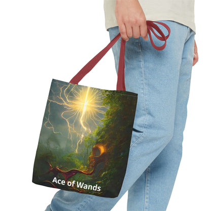 Ace of Wands Tote Bag (AOP)