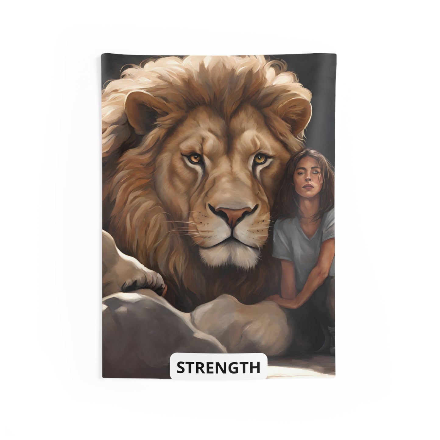 Strength Indoor Wall Tapestry