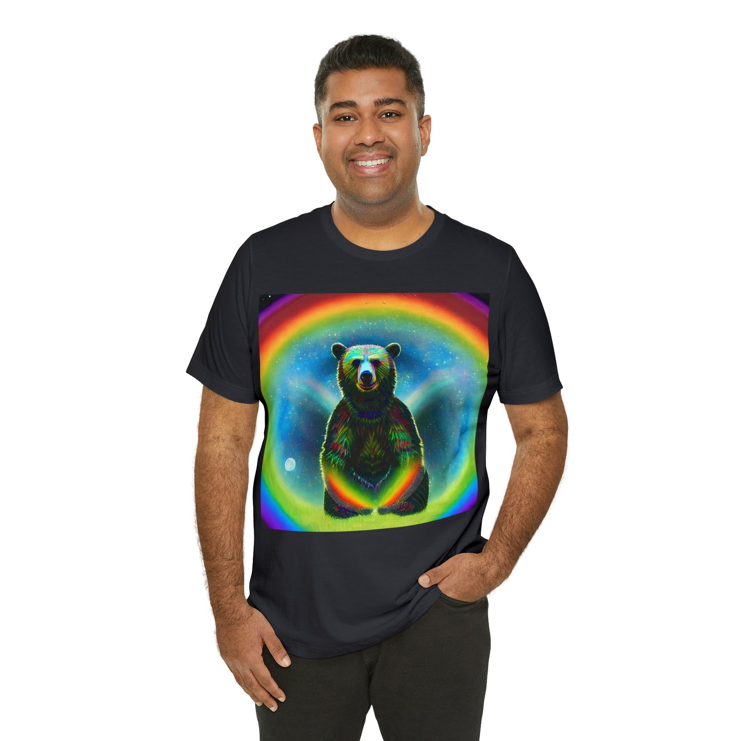 Moon Bear Unisex Jersey Short Sleeve Tee-ThePottersStones