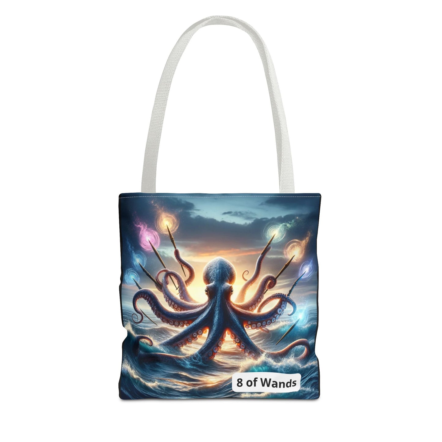 Octopus with 8 Wands Tote Bag (AOP)