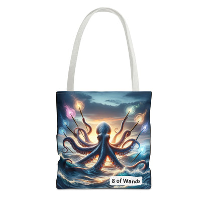 Octopus with 8 Wands Tote Bag (AOP)