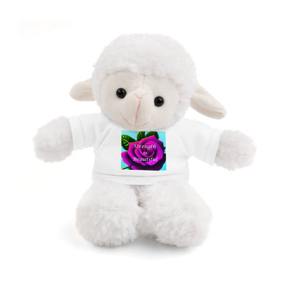 Stuffed Animals with "Strength is Beautiful" Tee