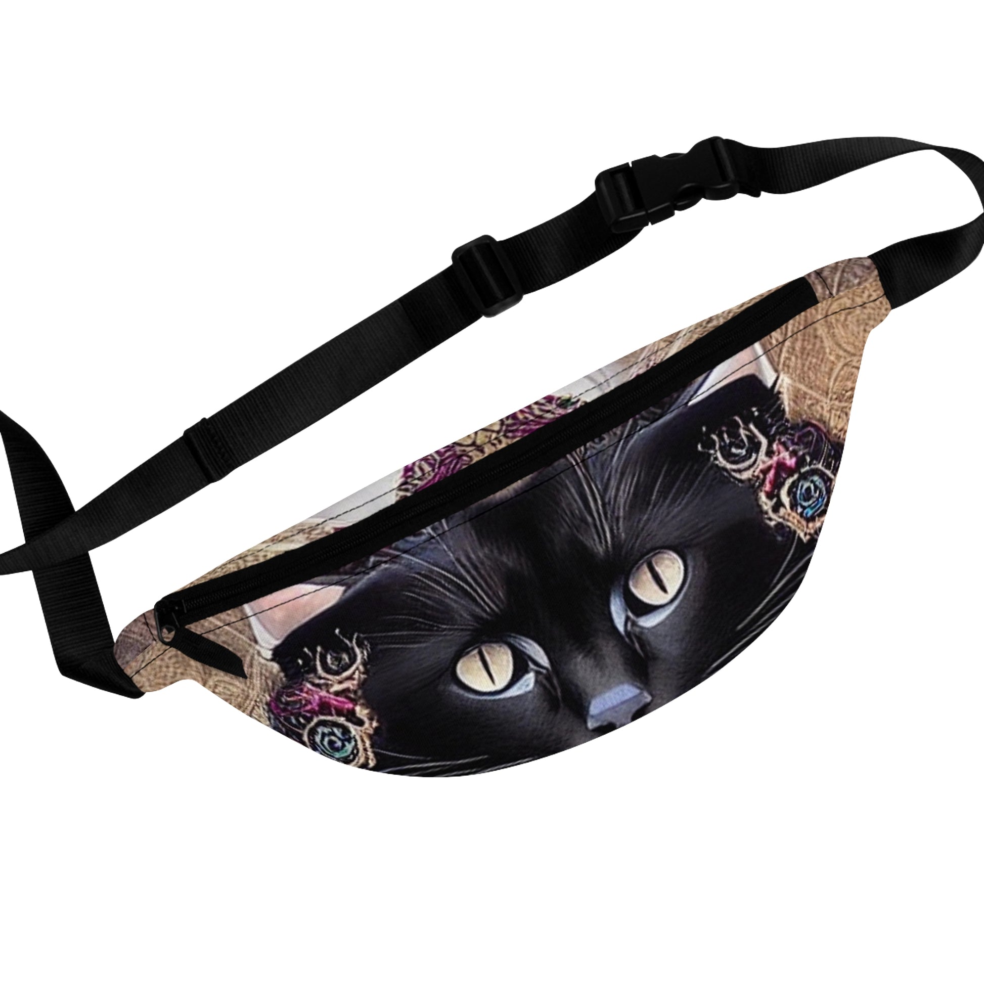 Black Cat Fanny Pack-ThePottersStones