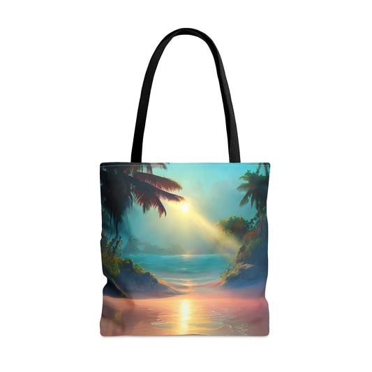 Sunrise Beach Tote Bag (AOP)-ThePottersStones