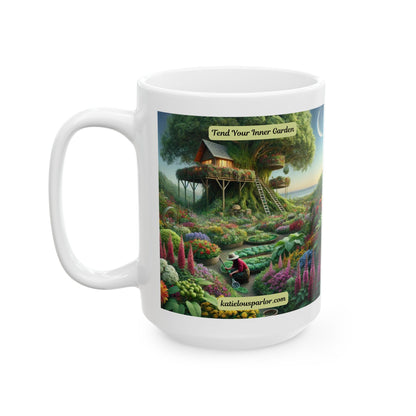 Inner Garden Ceramic Mug, (11oz, 15oz)
