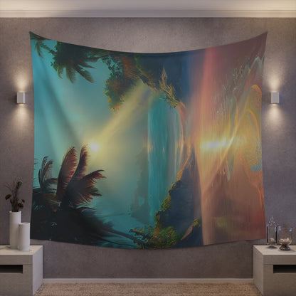 Sunrise Beach Printed Wall Tapestry-ThePottersStones