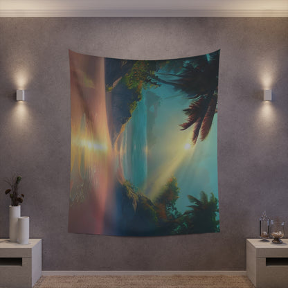 Sunrise Beach Printed Wall Tapestry-ThePottersStones