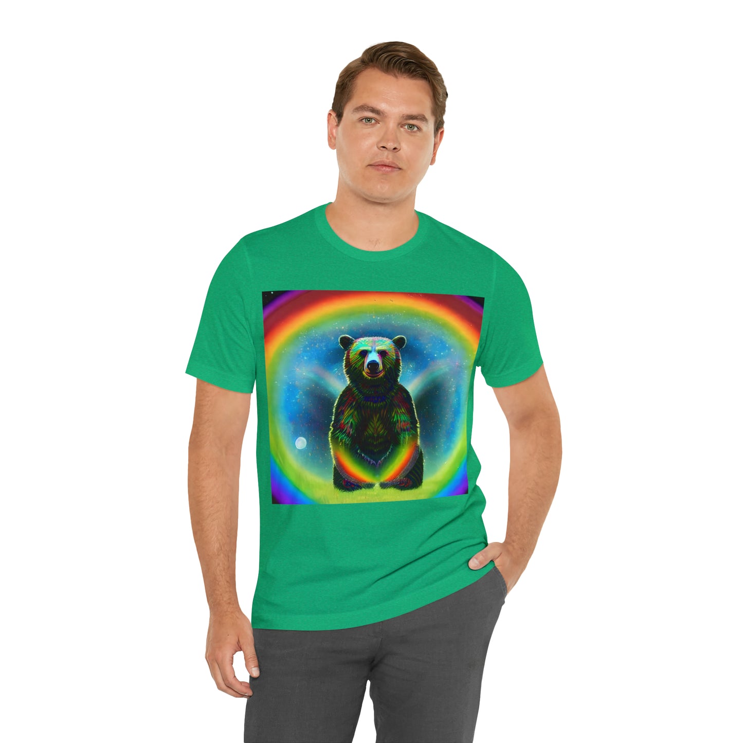 Moon Bear Unisex Jersey Short Sleeve Tee-ThePottersStones