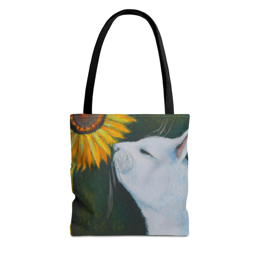 Snowflake and the Sunflower Tote Bag (AOP)