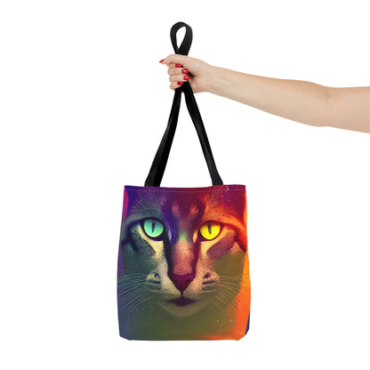 Bright Eyes Good Kitty Tote Bag (AOP)