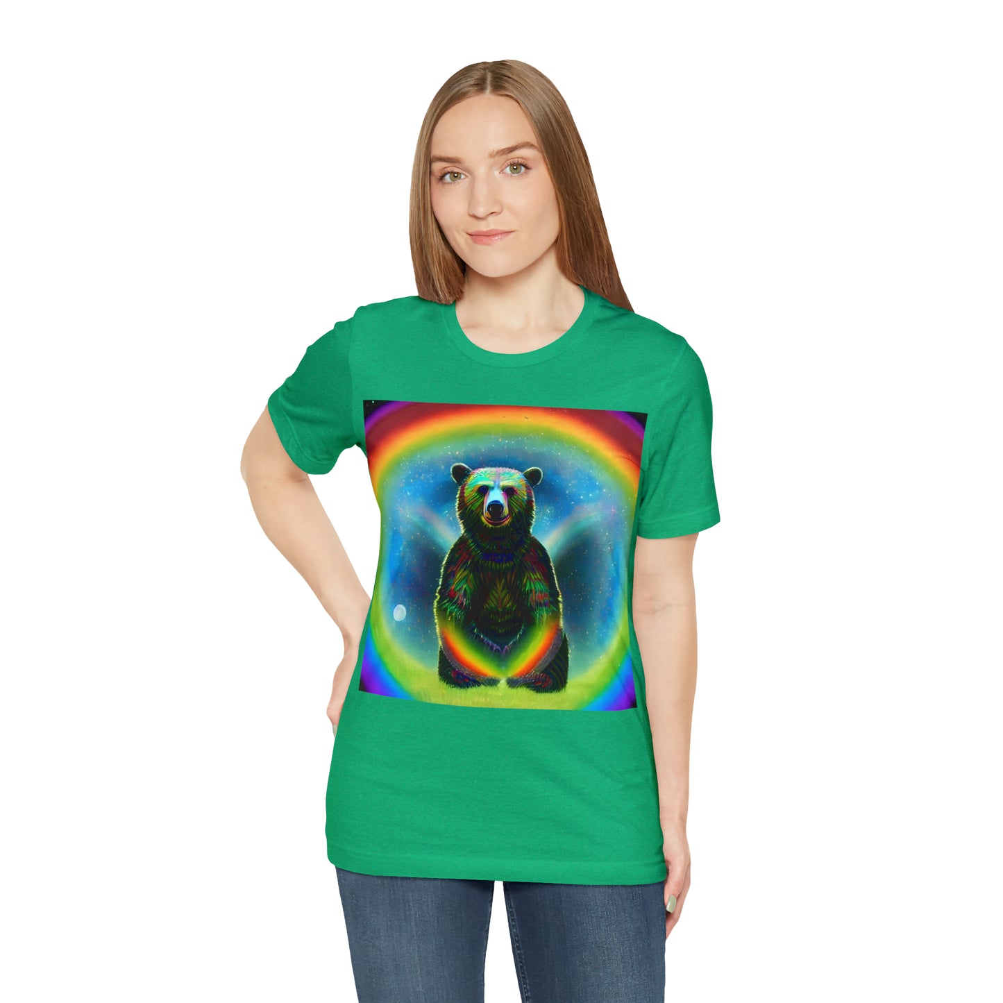 Moon Bear Unisex Jersey Short Sleeve Tee-ThePottersStones