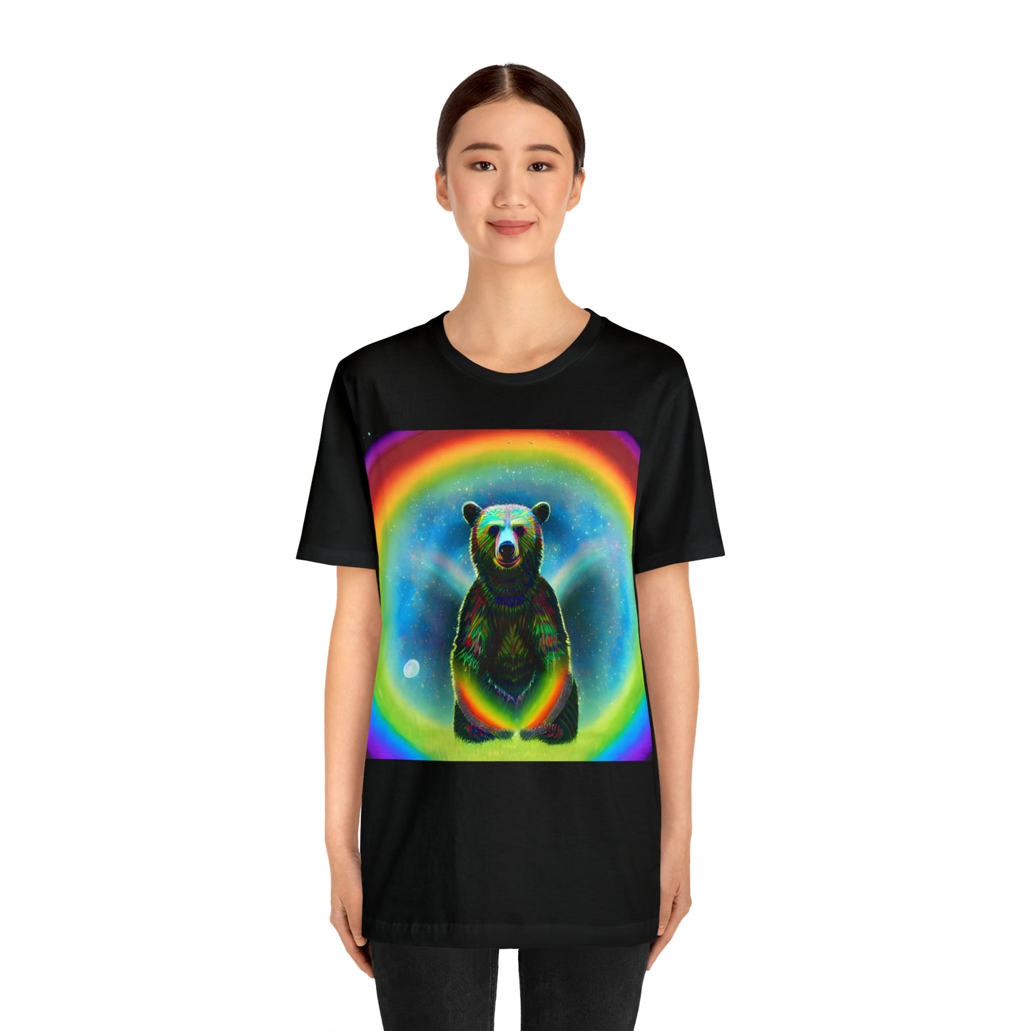 Moon Bear Unisex Jersey Short Sleeve Tee-ThePottersStones