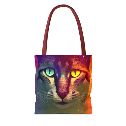 Bright Eyes Good Kitty Tote Bag (AOP)