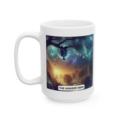 Hanged Man Ceramic Mug 11oz, 15oz