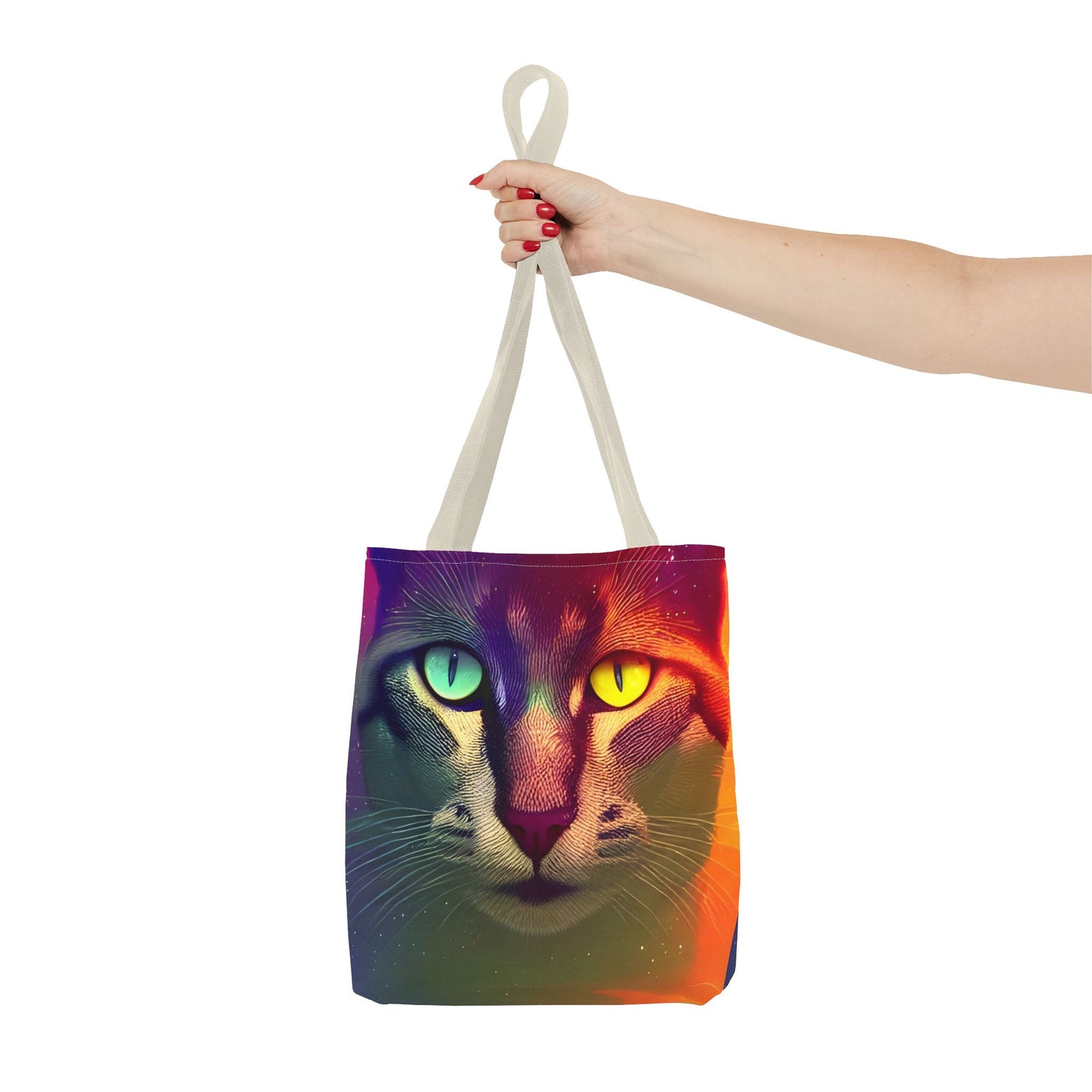 Bright Eyes Good Kitty Tote Bag (AOP)