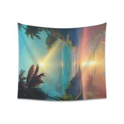 Sunrise Beach Printed Wall Tapestry-ThePottersStones