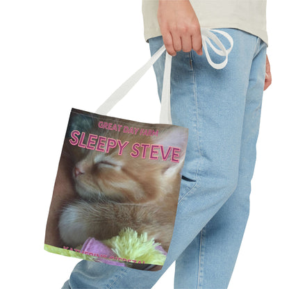 Sleepy Steve Tote Bag (AOP)