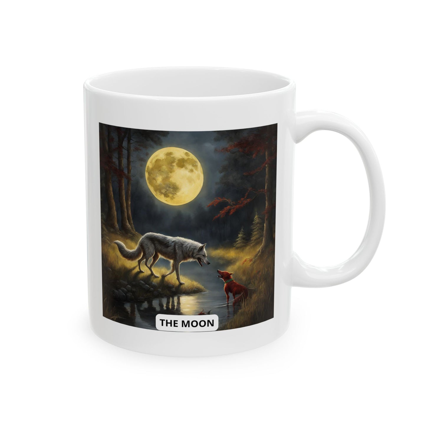 The Moon Ceramic Mug 11oz, 15oz