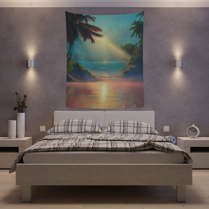 Sunrise Beach Printed Wall Tapestry-ThePottersStones