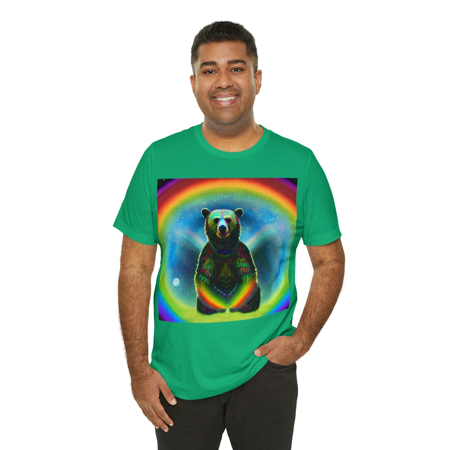 Moon Bear Unisex Jersey Short Sleeve Tee-ThePottersStones