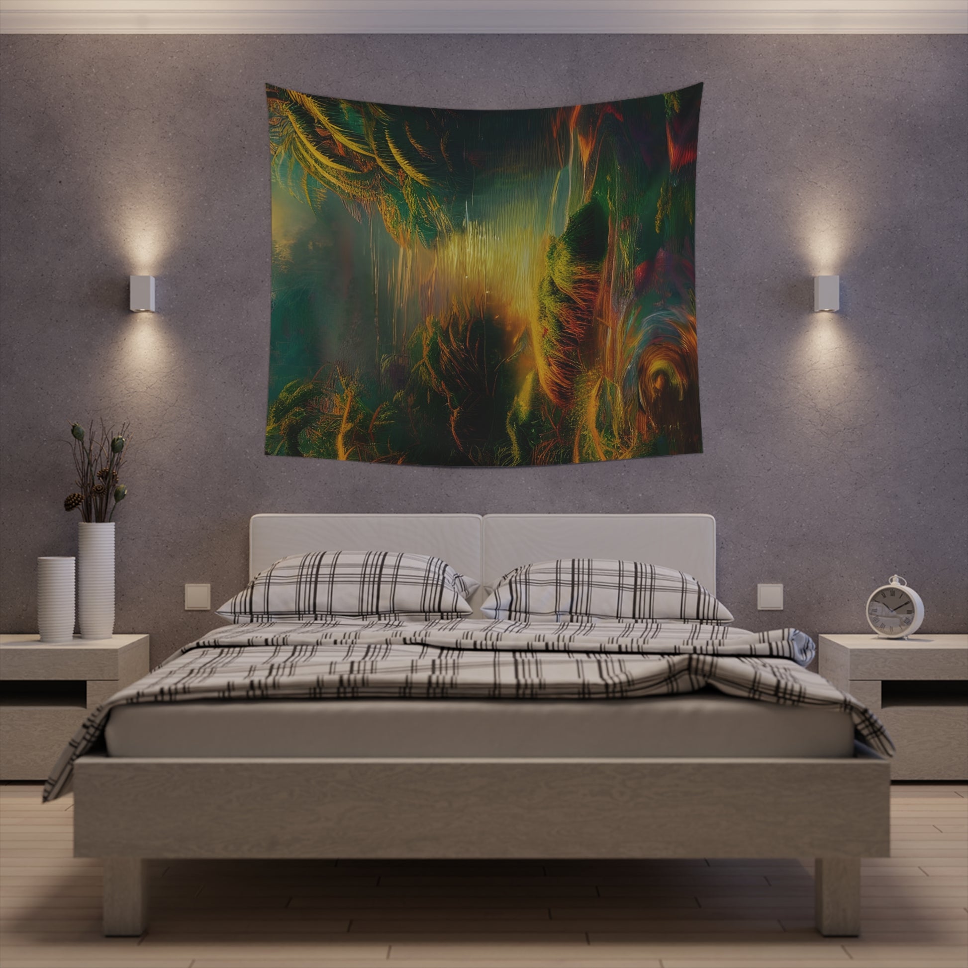 Peaceful River Printed Wall Tapestry-ThePottersStones