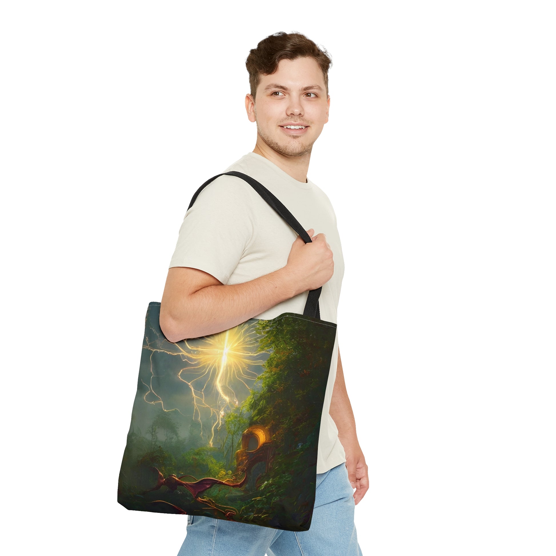 Ace of Wands Tote Bag (AOP)-ThePottersStones