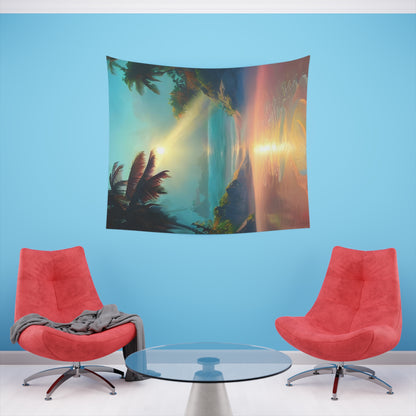 Sunrise Beach Printed Wall Tapestry-ThePottersStones