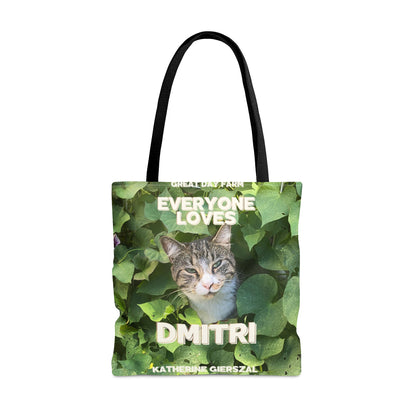 Everyone Loves Dmitri Tote Bag (AOP)-ThePottersStones