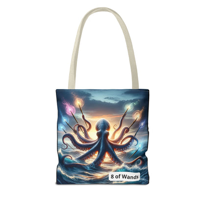 Octopus with 8 Wands Tote Bag (AOP)