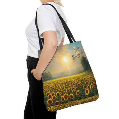 Sunflower Raise Your Vibe Tote Bag (AOP)-ThePottersStones