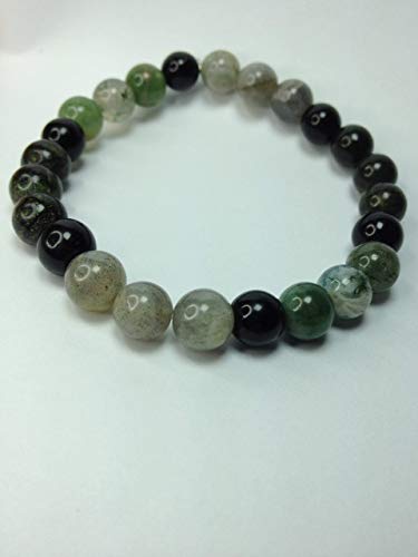 Camouflage: Energy Beaded Stretch Bracelet-ThePottersStones